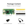 Raspberry Pi Zero W (built-in WiFi) Development Kit with USB HUB or 2.13inch e-Paper HAT and Basic Components. 