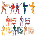 MoupBoi 3D Printed Action Figure Titan 13 Action Figure Articulate Movable Dummy Doll Diy Assembly Toy for Stop Motion Animation Dummy.