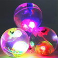 Kids 65Mm Toys Led Light Up Jumping Ball Color Changing Bouncing Ball Super Glitter Water Ball - Multicolor. 