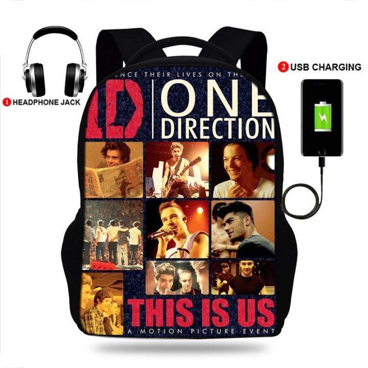 17inch%20One%20Direction%20Print%20Backpacks%20Usb%20Charging%20SchoolBags%20For%20%20Girls&Boys%20Orthopedic%20Backbag%20Mochila%20Escolar%20Book%20Bag%20-%20Image%204