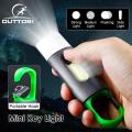 Germany Digital Thunder XST-836 LED USB0 Flashlight Keychain Torch Mini Telescopic Focusing. 