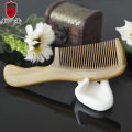 Curly massage daily necessities, wide toothed comb, children's household long hair handle, green sandalwood comb.