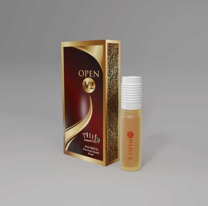 Open V2 OPEN V2 By Alif Attar Long Lasting Roll On Non Alcoholic Perfume - 8ml ...