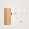 LED Motion Sensor Induction Night Lights Wooden Wireless USB Rechargeable Wall Lamp for Bedroom Kitchen Corridor Stairs Lighting.