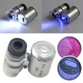 【Hottest Trends】 Professional HD Handheld Magnifying Illuminated Microscope 60X Jeweler Magnifier.