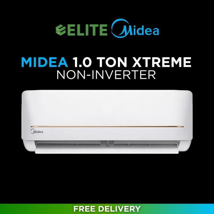 Midea 1.0 Ton Xtreme Non-Inverter Air Conditioner - MSA12CRN | Free Delivery | EMI Facility