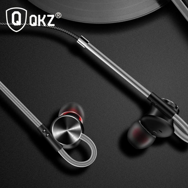 Original QKZ DM10 Zinc Alloy Metal Earphone - Black