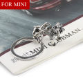 Car Cartoon Bulldog Key ring Keychain For BMW Mini Cooper One JCW Clubman Paceman Countryman F60 F56 F57 R60 R56 Car Accessories. 
