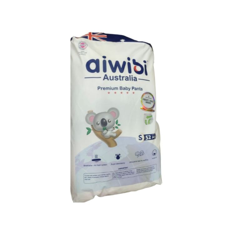 Aiwibi%20Australia%20Premium%20Baby%20Diaper%20Size%20S%20(0-5)kg%20Pant%20-52pcs%20(%20Australia)%20-%20Image%202