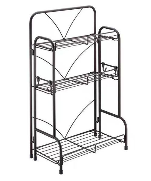 Metal%20Stand%20Multi-Use%20Foldable%20With%203%20Level%20Multi%20Function%20Storage%20Rack%20-%20Image%204