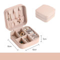 Fashion Portable Travel Accessories Antioxidant Compact Ring Earrings Jewelry Box Jewelry Organizer. 