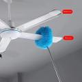 Ceiling Fan Cleaner Dusters with Extension Pole Dust Removal Brush Removable Ceiling and Fan Duster Ceiling Fan Cleaning Tool. 