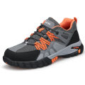 Summer labor protection shoes men's anti-smashing and anti-puncture steel toe head comfortable wear-resistant work protection cross-border safety shoes wholesale.