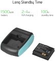 Bluetooth Thermal Printer 58mm (2-inch) | POS Receipt Printer Compatible with Smartphone, Android, iOS, Windows, Computer | Portable Wireless Mobile Printer For Bill Printing, Ticket Printing, Token Printing | Goojprt PT-210 with 3 Rolls. 