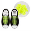LSGS 16pcs/lot Silicone Shoelaces Elastic Shoe Laces Special No Tie Shoelace for Men Women Lacing Rubber Zapatillas.