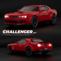 1:32 Dodge Challenger Hellcat SRT Die-Cast Vehicles Alloy Model Car Toys For Gift Collection.