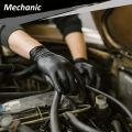 Black Nitrile Disposable Gloves Latex Powder Free Industrial-Grade Gloves Non-Sterile Textured Cooking Kitchen Cleaning Gloves. 