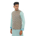 Black printed Katan .koti party drees ,weading wear koti for men.