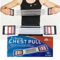 Multi Function Chest Pull Expander - Black and Silver. 