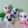 1PC 15cm Talking Tom And Friends Plush Toys Doll Kawaii Angela Hank Ginger Ben Claw Machine Dolls Can't Talk Version.