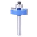 3/8 Inch Height T Type Rabbeting Router Bit 1/4 Shank Woodworking Milling Cutter.