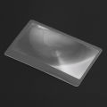 100-10PCS 3 X Loupe magnifier Fresnel lens Magnifying Glasses Light Transparent Pocket Credit Card For Animal Spider Insect Box.