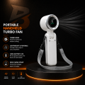 Popular Mini High-Speed Handheld Turbo Fan Smart Digital Display Wearable Personal Desk/Turbo Fan Handheld Rechargeable Fan Multicolor Portable Mini Hand Fan USB Rechargeable Foldable Hanging Neck Fan USB Mini Portable Small Turbo Fan.