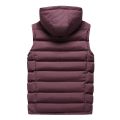 Brand Men's Vest Winter Sleeveless Jackets Down Vest Men Hooded Warm New 2022 Casual Outwear Hat Detachable Outer Vest Chalecos.