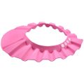 1 PCS Adjustable Soft Baby Kids child Children Shampoo Bath Shower wash hair Waterproof Eye Shield Cap Hat Shield sun cap Tub Bathtub Visor for Toddler (pink). 
