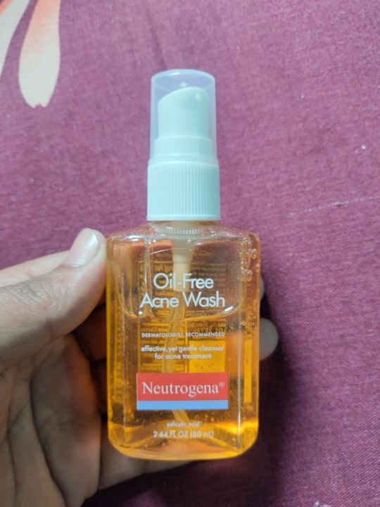 Neutrogena Oil Free Acne Face Wash 80ml (canada)