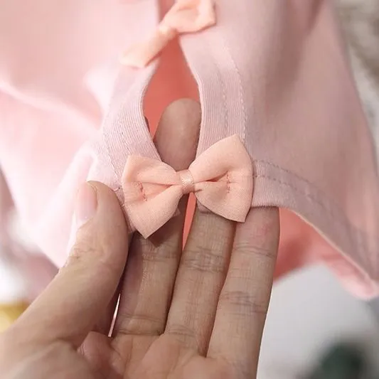 Children%20Tops%20Summer%20Girls%20Baby%20Bow%20Solid%20Color%20T-Shirts%20-%20Image%208