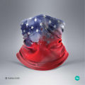 Maskyou Fashionable Stars Neck Gaiter. 