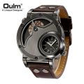 Oulm Fashion and Trendy Men's Watch Dual Time Zone Personalized Sports Quartz Men's Watch Wholesale for Foreign Trade 9591.