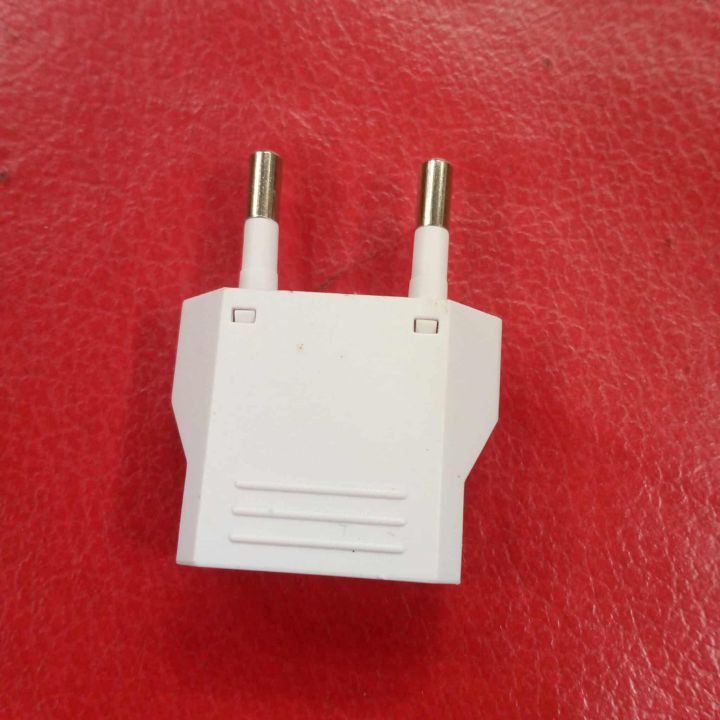 EU 2-Pin Plug To 2-Pin Socket Converter 250V 6A Multifunction Adapter ...