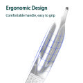 Stainless Steel Double Sided Nail File, Reusable Manicure Filer Great for Home Salon or Travel Use.