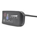 S810 E-Bike Meter LED Display 36V IP65 for Electric Bicycle E-Bicycle E-Bike Meter SM 5+2PIN. 