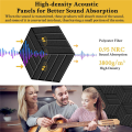 12 Pack Self Adhesive Acoustic Panels Soundproof Wall Panels,Sound Proof Foam Panels for Noise Absorbing Easy Install Easy to Use.