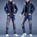 Men's Fashion Winter Denim Jeans Jacket . - Denim Jacket. 