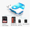 Card Reader Reader Usb 2 All in One Multi Memory Card Reader for SD MINI SDHC MS MIRO M2 TF MMC. 