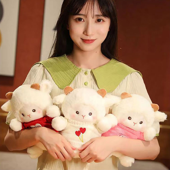23cm%20Cute%20Sheep%20Plush%20Doll%20Fluffy%20Stuffed%20Soft%20Animal%20Throw%20Toy%20Valentine's%20Day%20Birthday%20Gift%20With%20Bag%20Party%20Home%20Decoration%20-%20Image%207