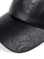 Men Vintage Adjustable Baseball Cap PU Leather snapback Hat Para Hombre Mens Trucker Caps Dad Hat winter warm hats Casquette. 