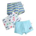 3pcs/lot Boys Print Boxer Briefs Cute Cartoon Dinosaur Striped Print Kids Underwear Baby Boy Shorts Teenager Underpants. 