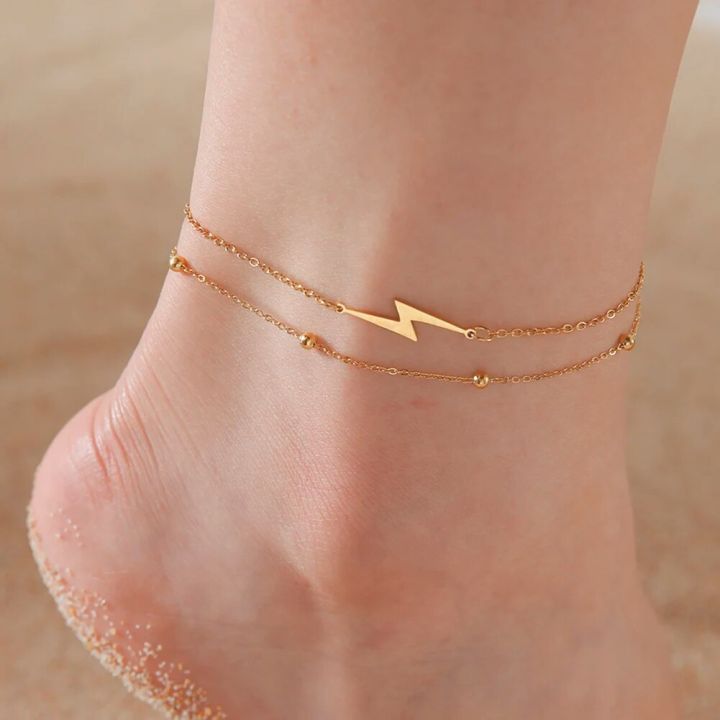 Lucktune%20Infinity%20Symbol%20Pendant%20Anklets%20for%20Women%20Stainless%20Steel%20Boho%20Double%20Chain%20Foot%20Chain%20Summer%20Beach%20Jewelry%20Party%20Gift%20-%20Image%206