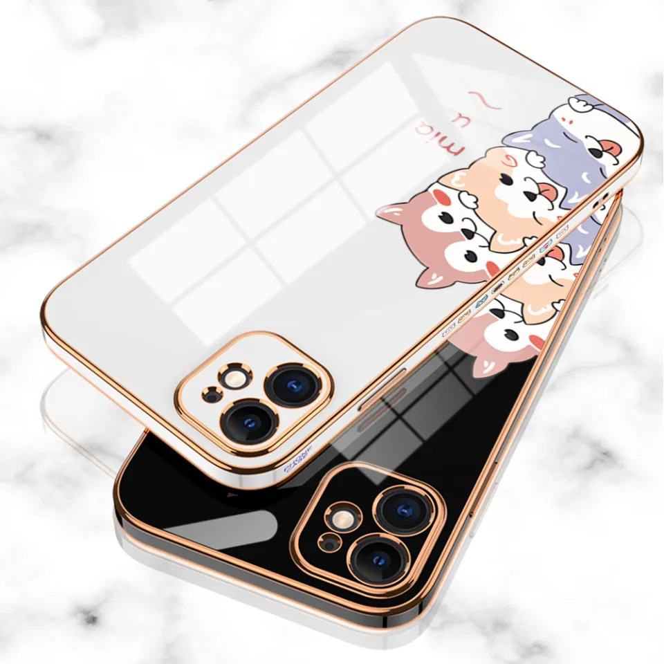 UCUC for Infinix Hot Play Back Cover Free Lanyard Luxury 6D