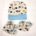 Mittens, Shoes Set Socks 3 Pcs Set (Color as per stock). 