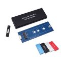 B KEY NGFF to USB3.0 SSD Enclosure M.2 SSD TO USB3.0 External SSD Enclosure SSD Case for 2230 2242 2260 2280(Blue). 