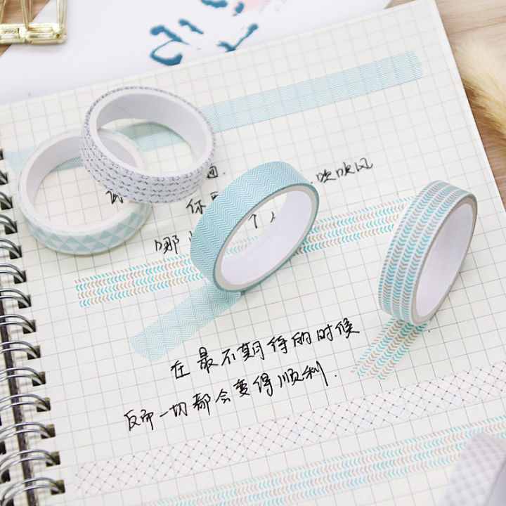5%20PCS%20Kawaii%20Washi%20Tapes%20Set%20Scrapbooking%20Stickers%20Supplies%20Japanese%20Cute%20korean%20stationery%20Journaling%20Aesthetic%20Masking%20tape%20-%20Image%204