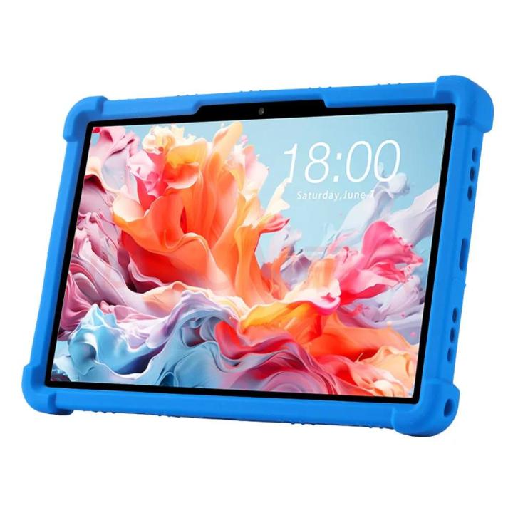 For Teclast P30T Tablet 10.1 Inch Kickstand Coat Shockproof Cover Tablet Case Android 14 Silicon Stand Protective Shell Soft