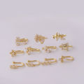 New 1PC Imitation Pearl Zircon Non Pierced Nose Cuff Nose Rings for Women Fashion Gold Color Non-piercing Nose Piercing Jewelry. 