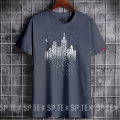Trendy Brand T-shirt Men's 2025 New Short-sleeve Summer Trendy Pure Cotton Boys T-shirt Men's.